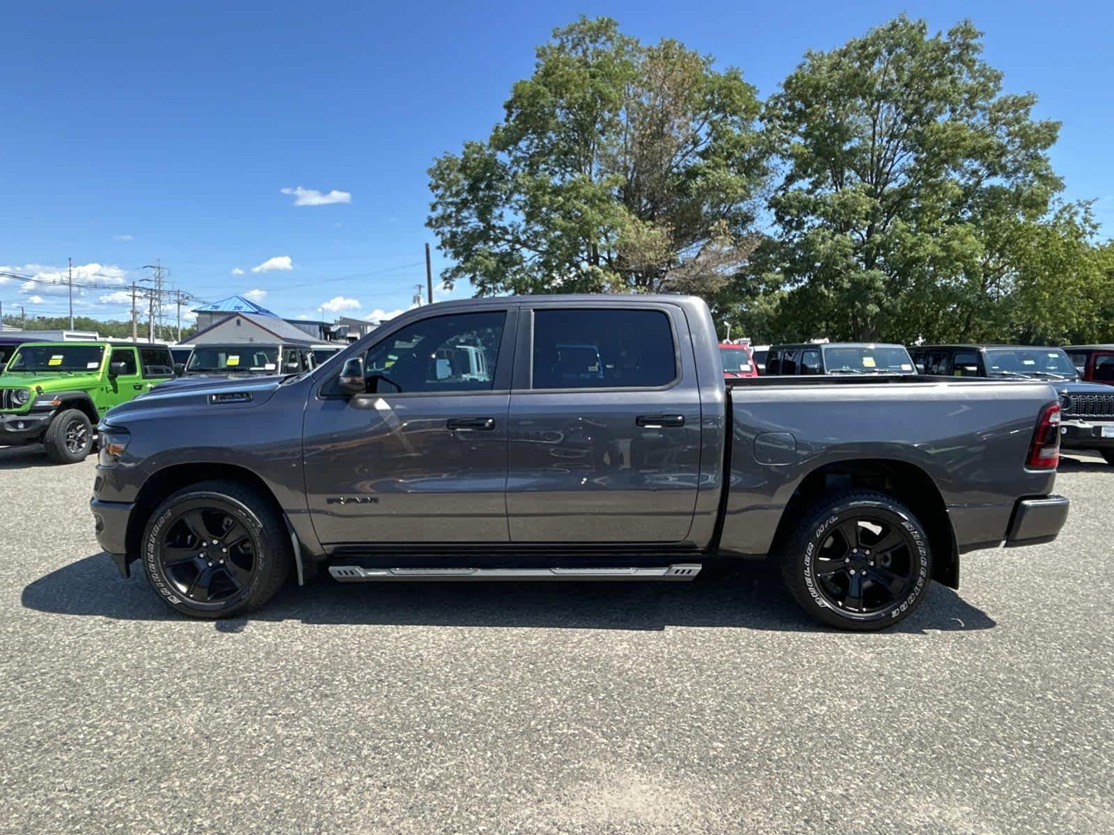 Used 2023 Granite Crystal Metallic Clearcoat Ram Big Horn image 6