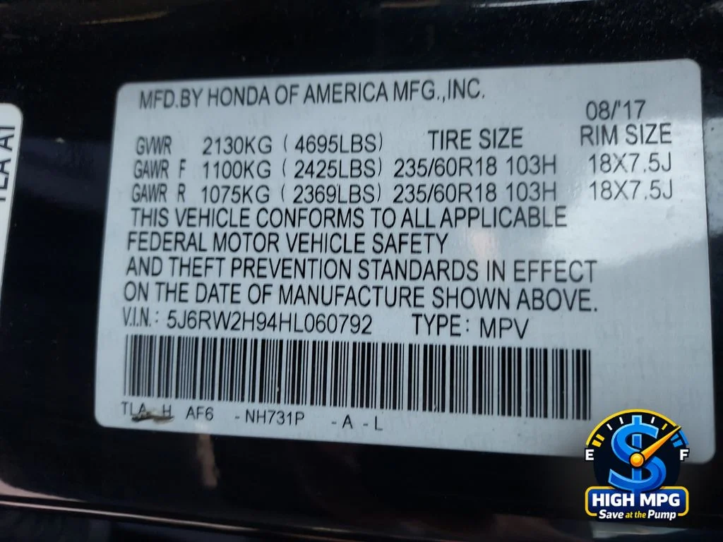 Certified Used 2017 Black Honda Touring image 36