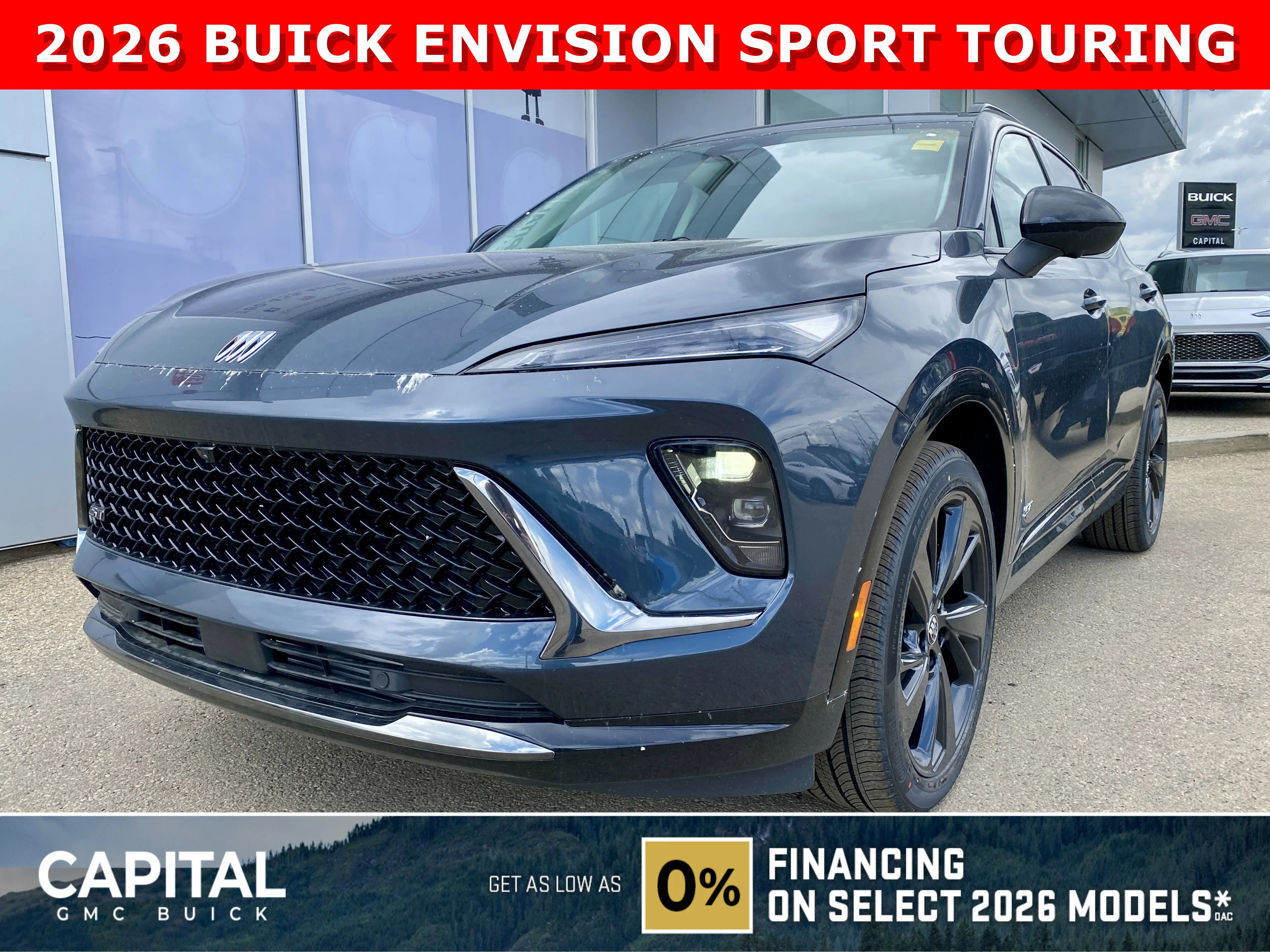 New 2026 QUARTZ BLUE METALLIC Buick Sport Touring image 1