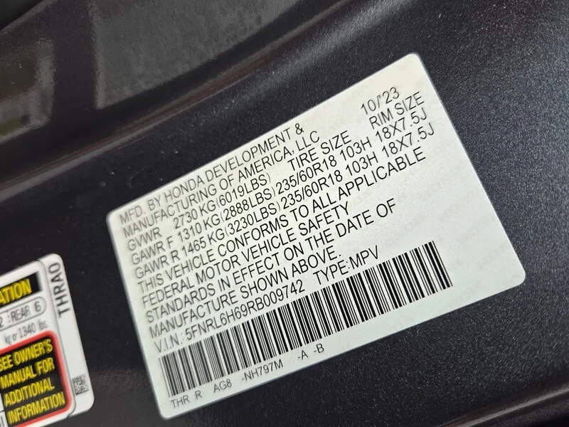 Used 2024 Modern Steel Metallic Honda EX-L image 20