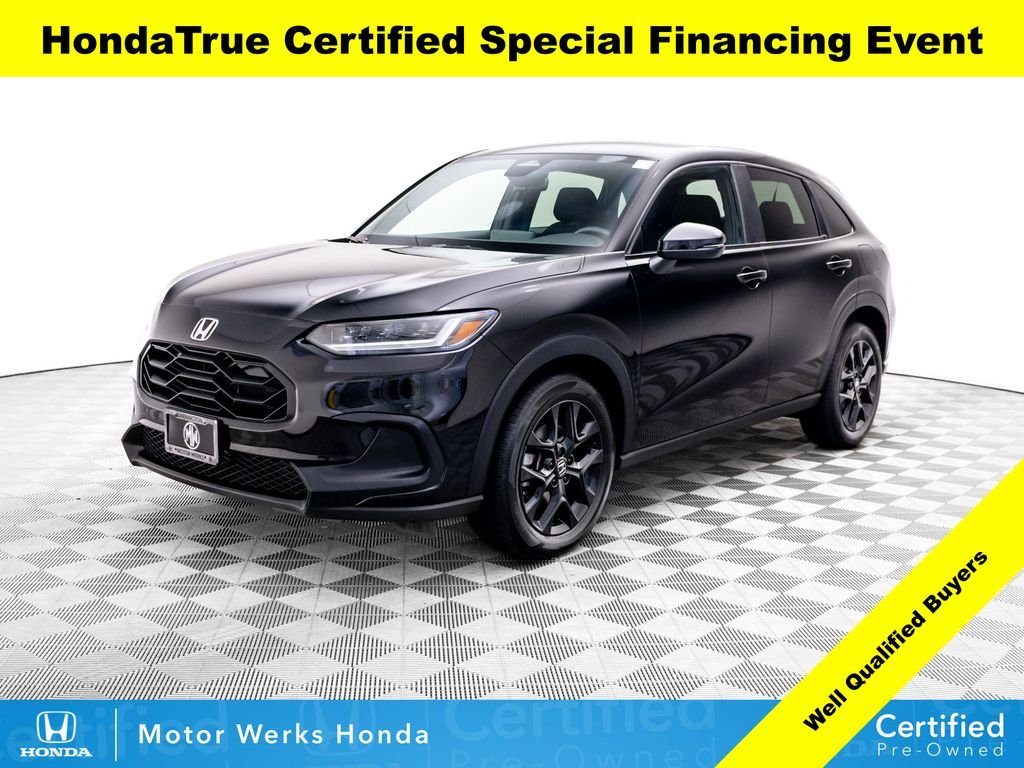 Certified Used 2024 Crystal Black Pearl Honda 5DR AWD SPORT image 1