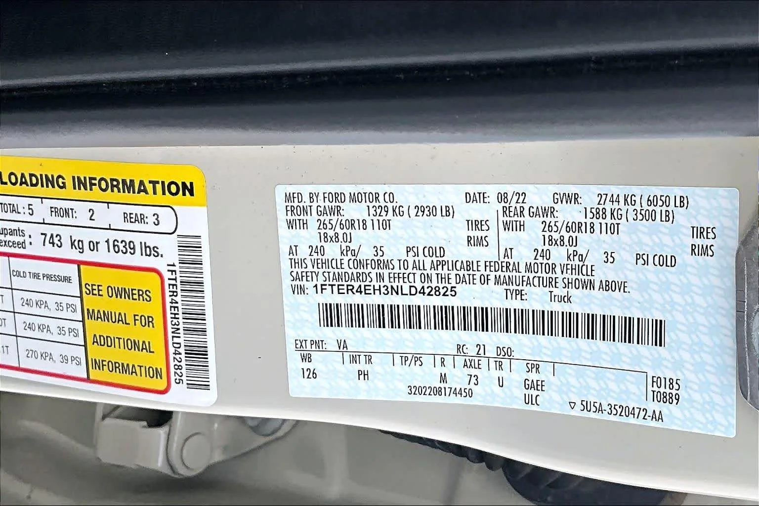 Used 2022 Desert Sand Ford XLT image 31