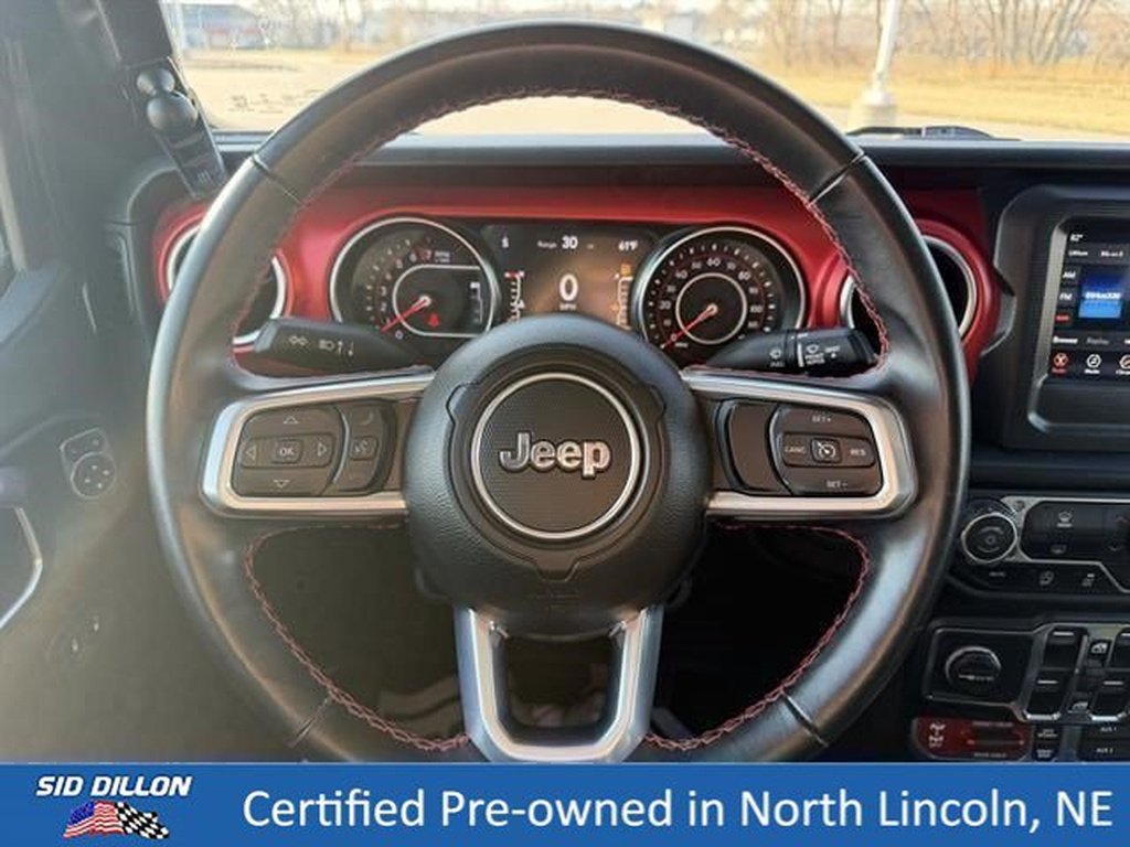 Used 2021 Black Clear Coat Jeep Rubicon image 12