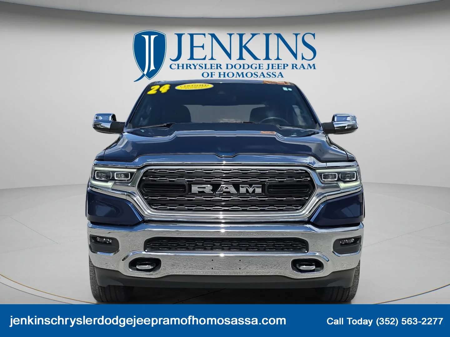 Used 2024 Patriot Blue Pearlcoat Ram Limited image 12