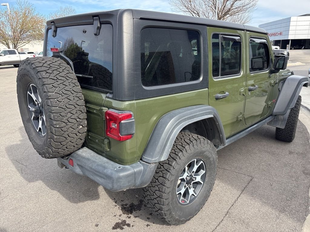 Used 2020 Green Jeep Unlimited Rubicon image 4