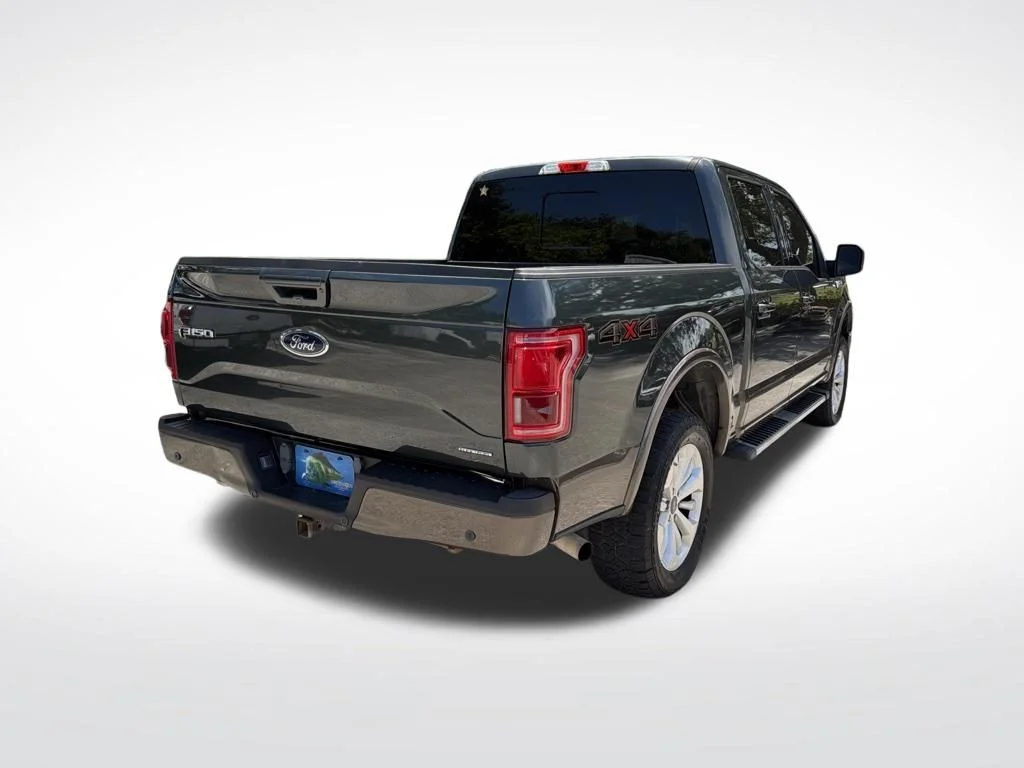 Used 2015 Green Gem Metallic Ford Lariat image 5