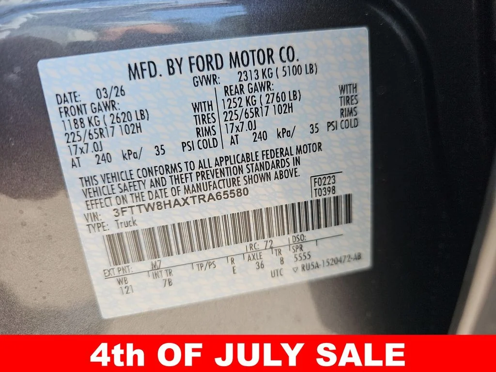 New 2026 Carbonized Gray Metallic Ford XLT image 25