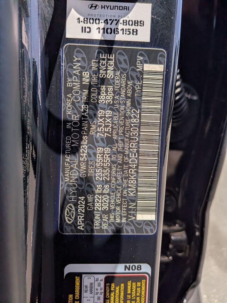 Certified Used 2024 Black Hyundai Limited image 36