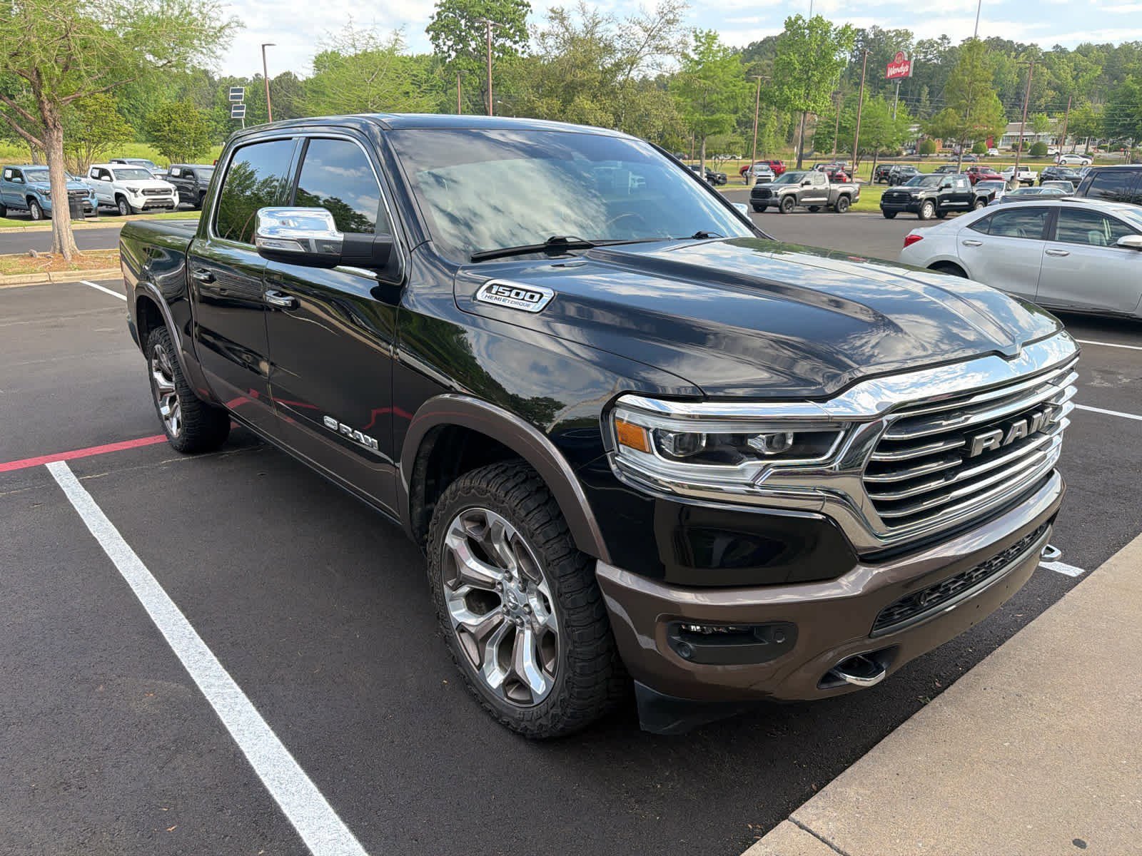 Used 2021 RAM Ram 1500 Pickup Longhorn with VIN 1C6SRFKT1MN576558 for sale in Little Rock