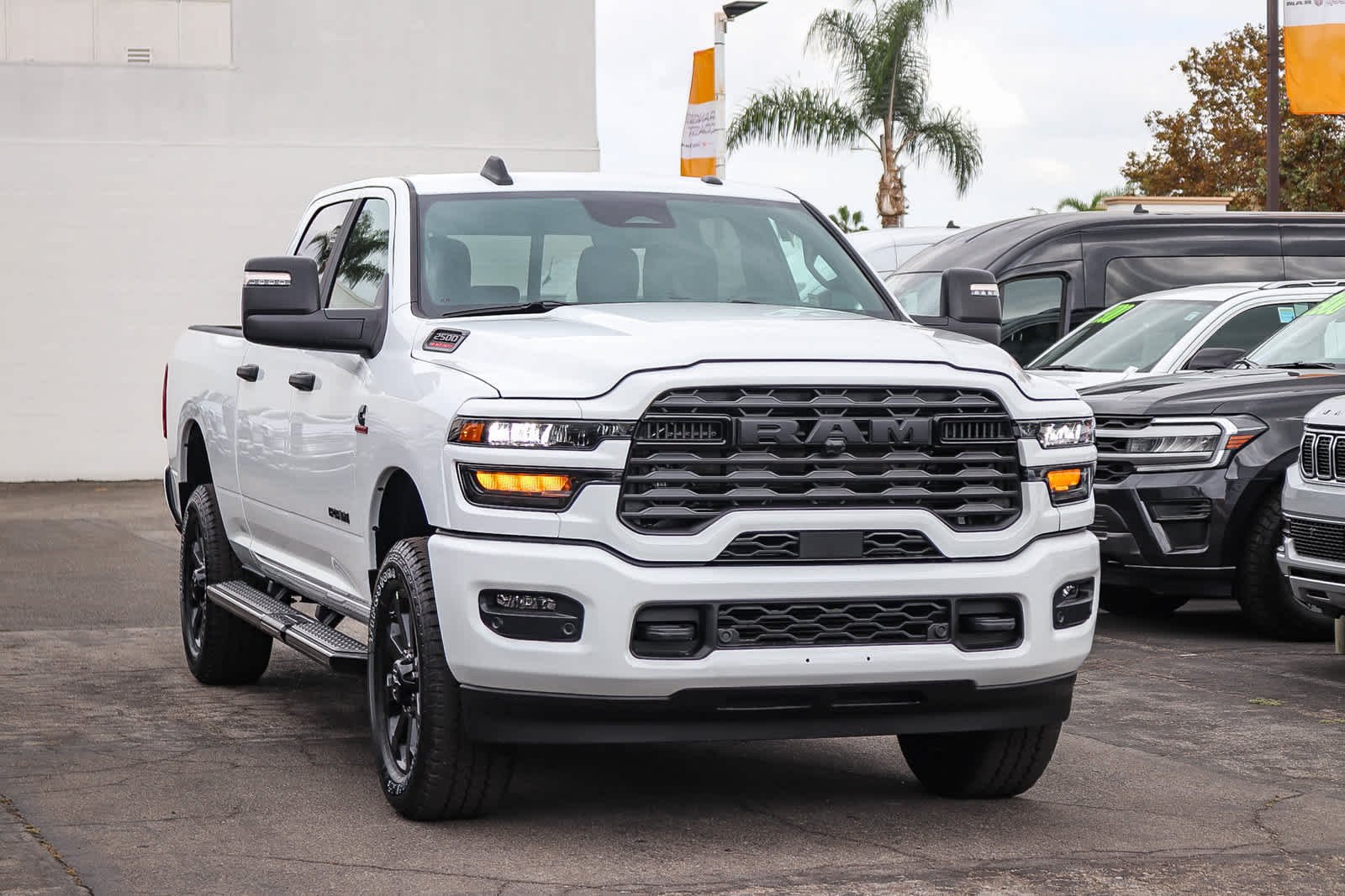 New 2027 Bright White Clear-Coat Exterior Paint RAM Big Horn image 3