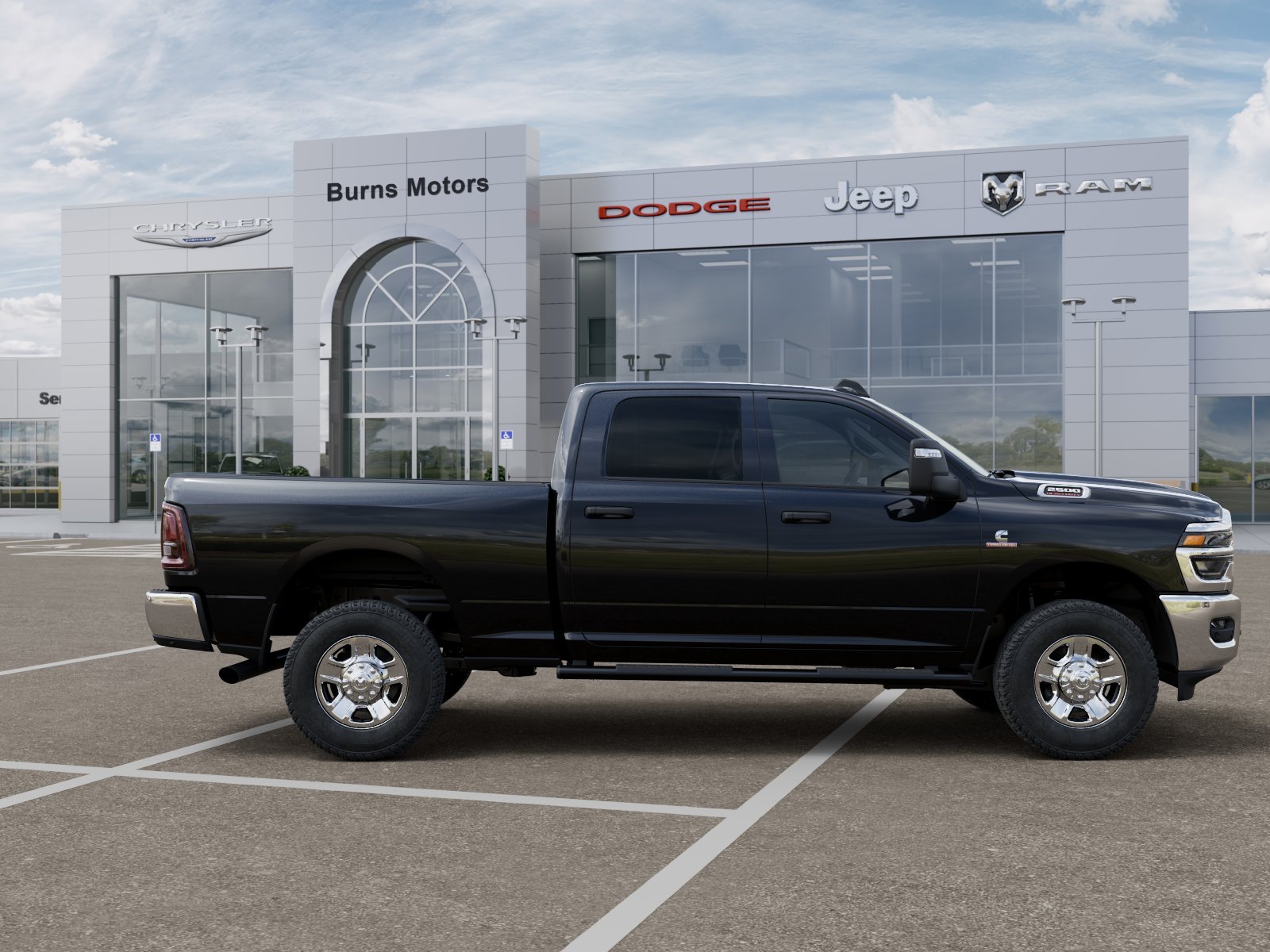 New 2026 Diamond Black Crystal Pearlcoat RAM Tradesman image 47