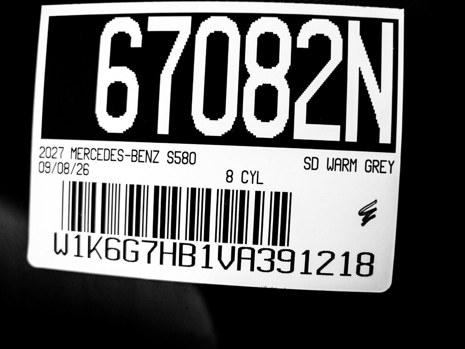 New 2027 Warm Grey Non-Metallic Mercedes-Benz S 580 image 27
