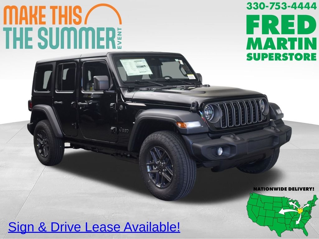 New 2026 Black Clear-Coat Exterior Paint Jeep Sport S image 1