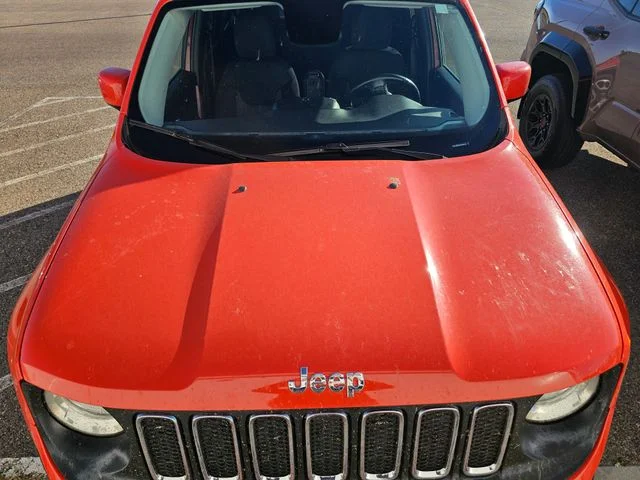 Used 2017 Orange Jeep Latitude image 3