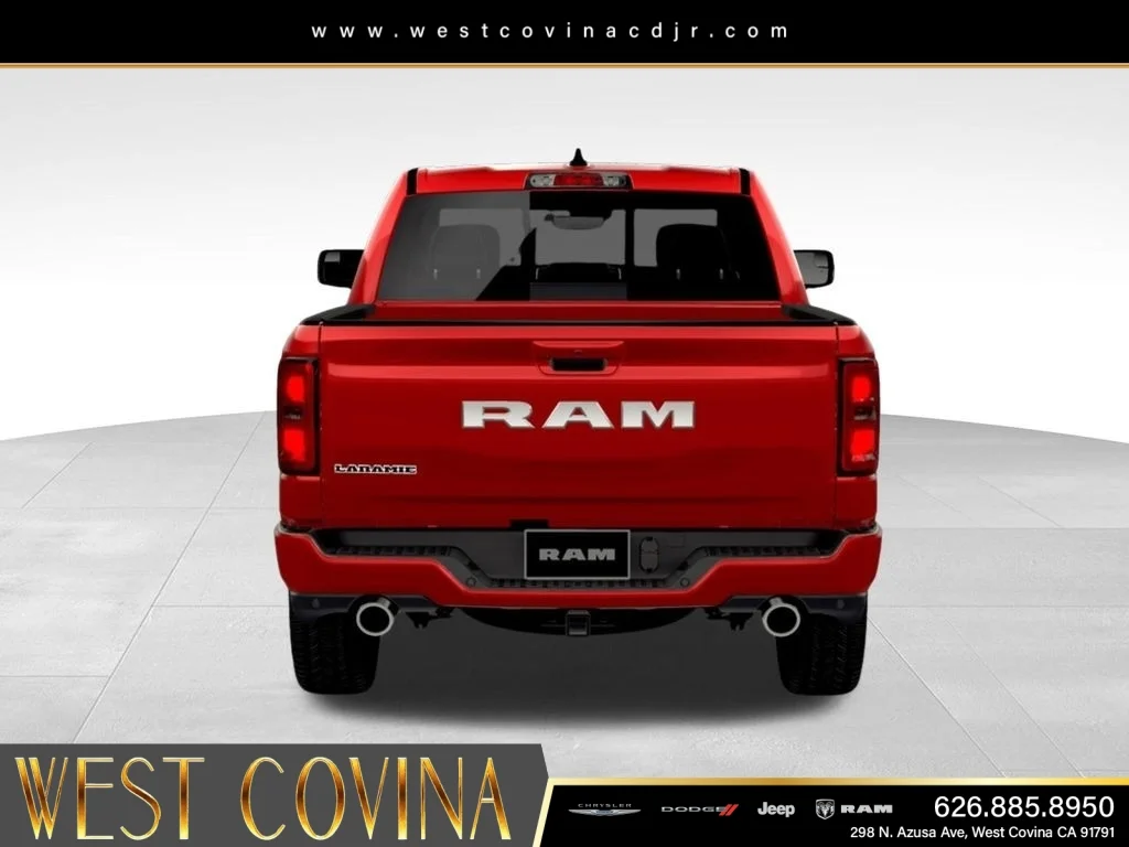 New 2026 Molten Red Pearl-Coat Exterior Paint RAM Laramie image 6