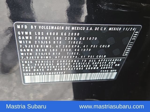 Used 2025 Pure White Volkswagen 1.5T S image 8