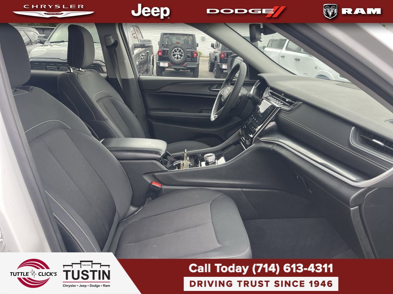 Used 2023 Bright White Clearcoat Jeep Laredo image 16