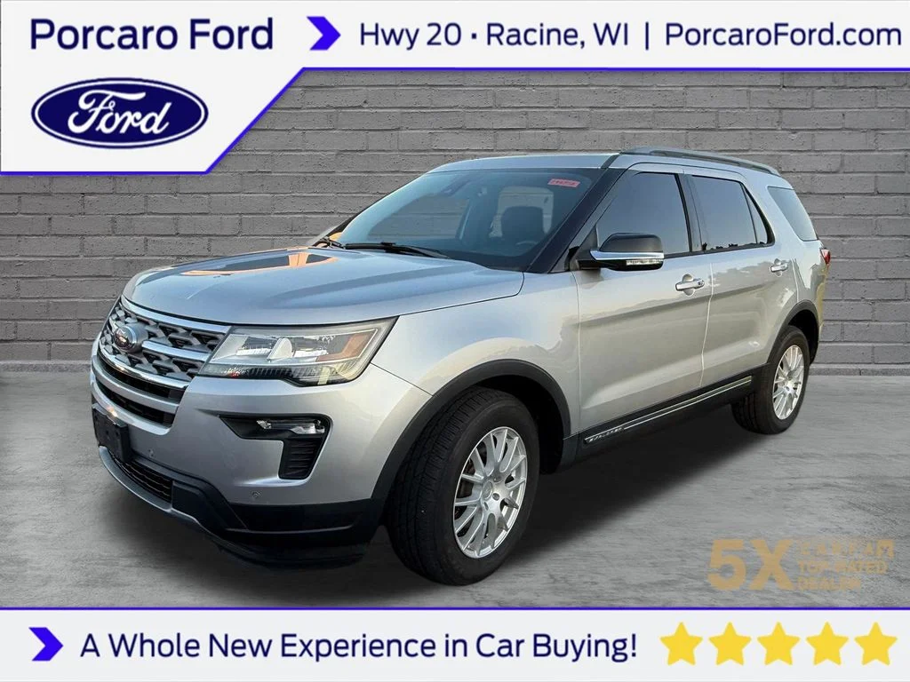Certified Used 2018 Ingot Silver Metallic Ford XLT image 1