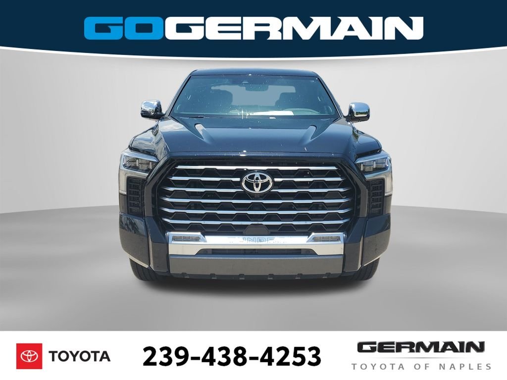 New 2026 Midnight Black Metallic Toyota Tundra Capstone image 2