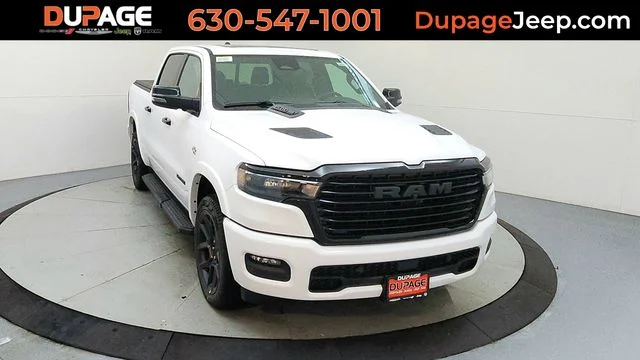 New 2026 Bright White Clear-Coat Exterior Paint RAM Laramie video 1