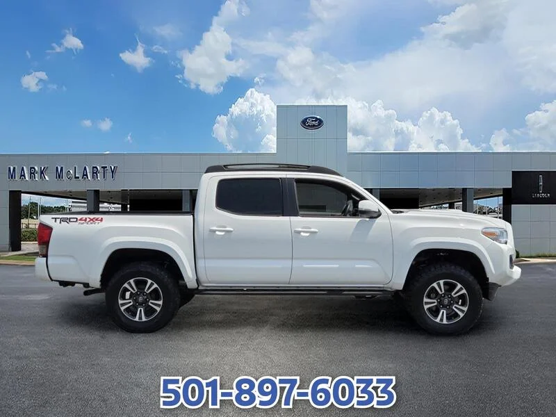 Used 2017 Super White TOYOTA TRD SPORT DOUBLE CAB 5