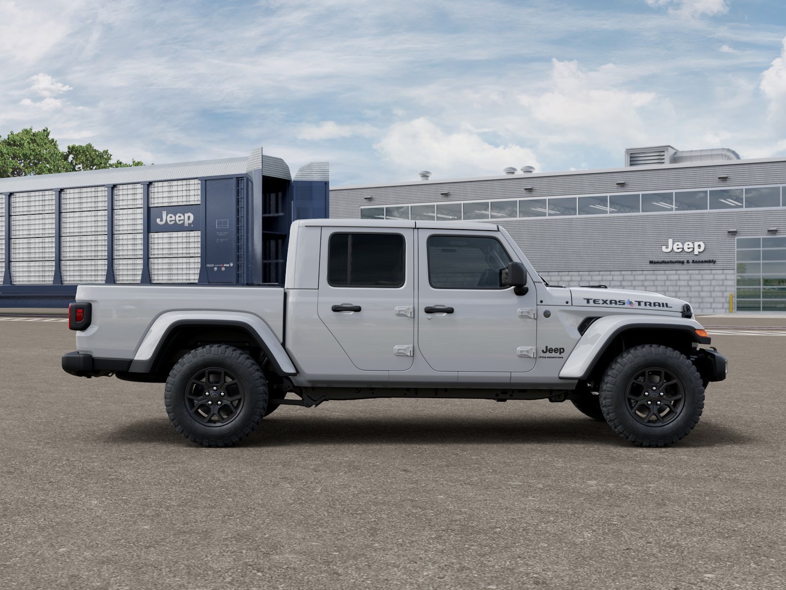 New 2026 Bright White Clear-Coat Exterior Paint Jeep Texas Trail image 12