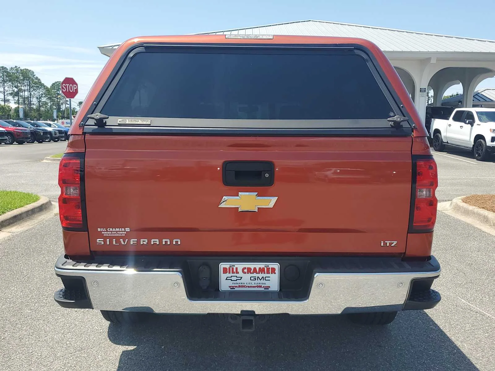 Used 2015 SUNSET ORANGE METALLIC Chevrolet LTZ image 4