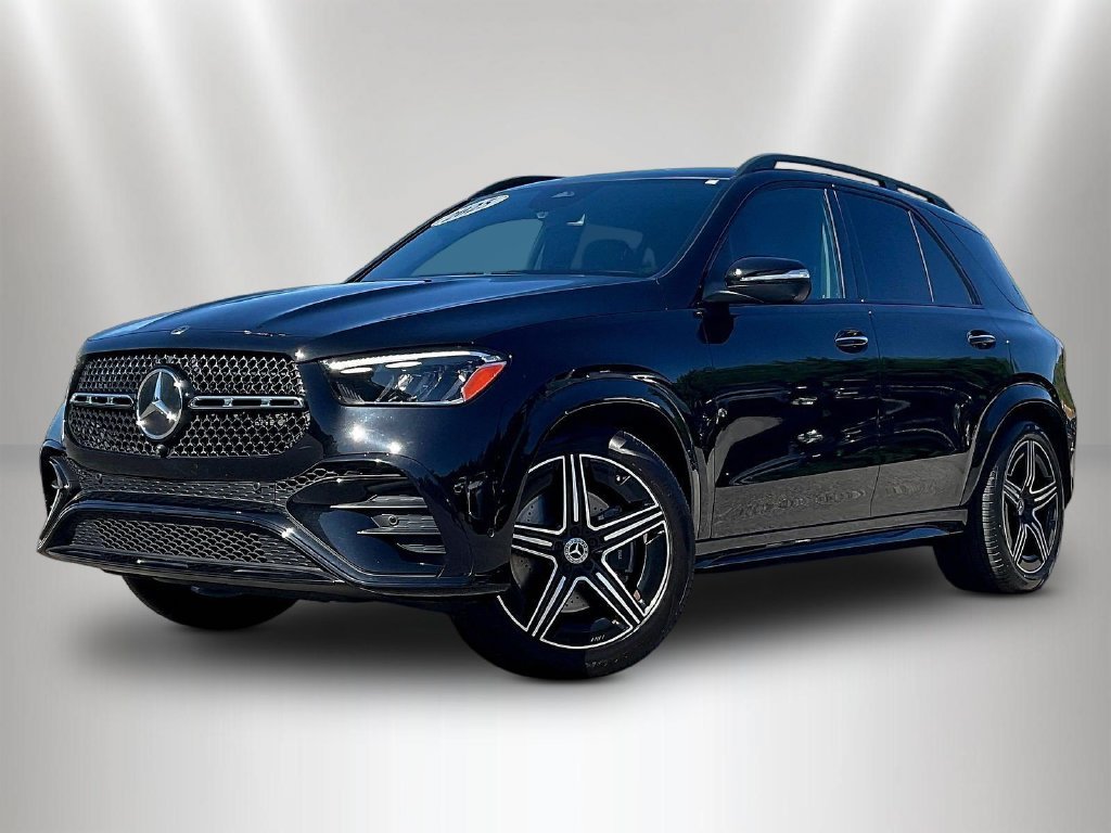 Certified Used 2025 Obsidian Black Metallic Mercedes-Benz GLE 450 image 3