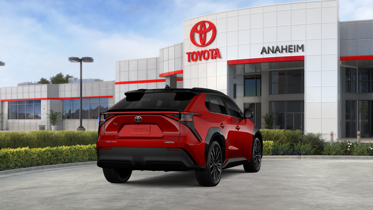 New 2026 Supersonic Red with Midnight Black Metallic roof Toyota Limited image 9