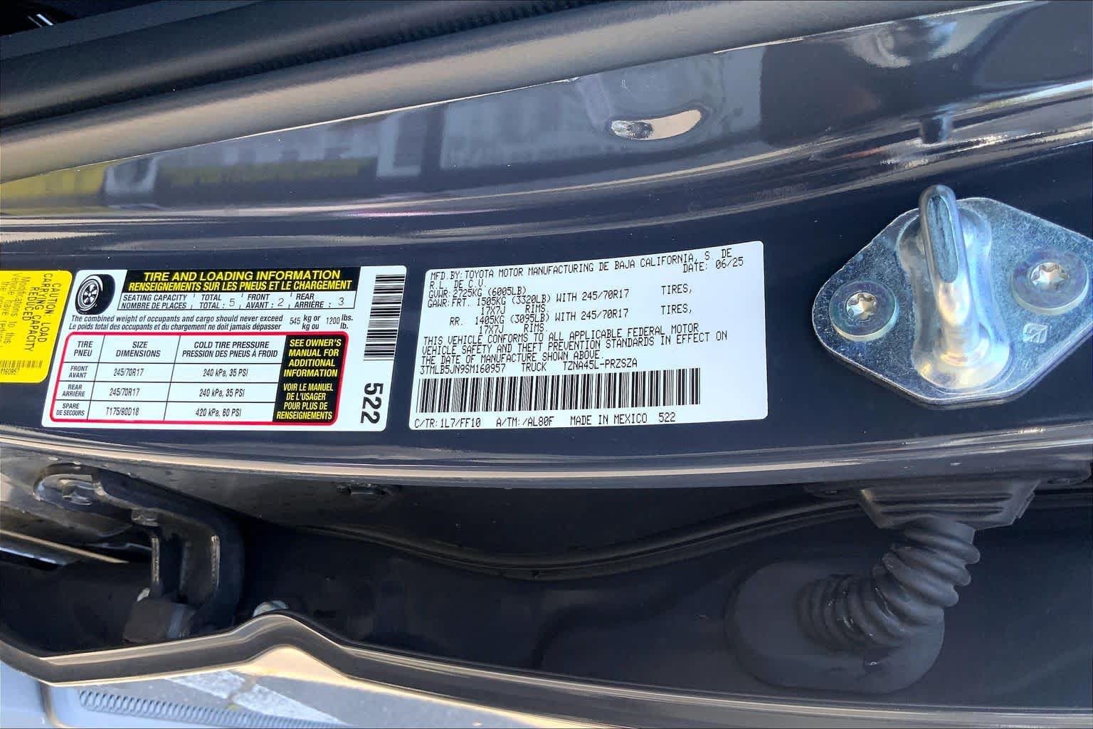 Certified Used 2025 Underground Toyota SR5 image 34
