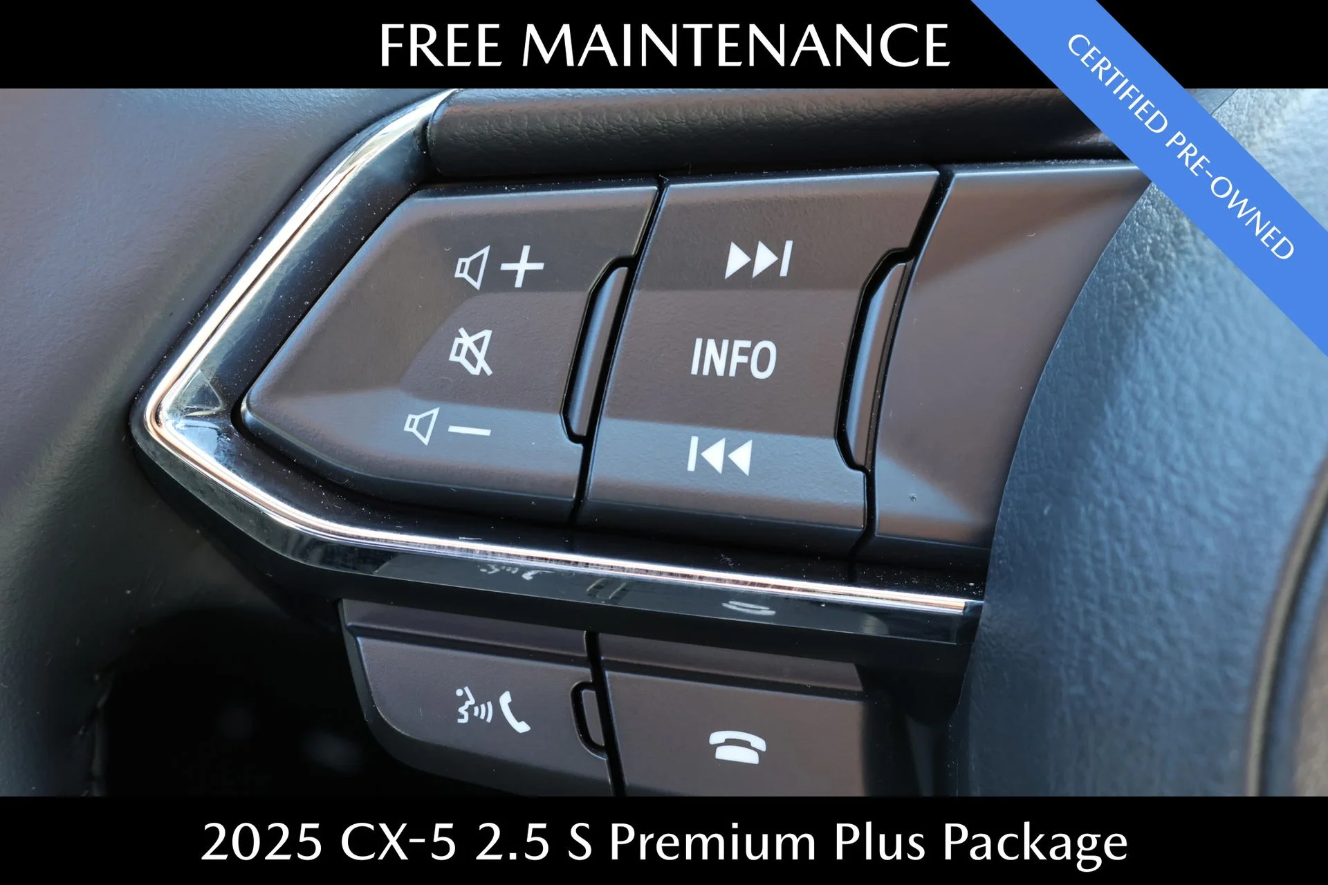 Certified Used 2025 Blue Mazda 2.5 S Premium Plus Package image 9