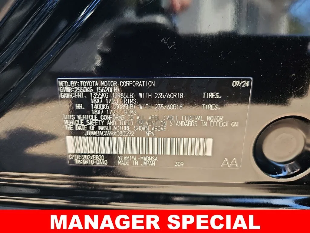 Used 2024 Black Toyota XLE image 41