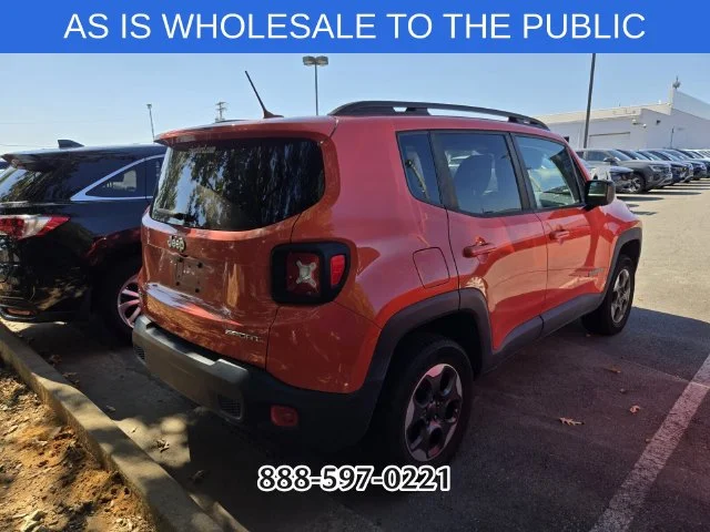 Used 2017 Orange Jeep Sport image 6