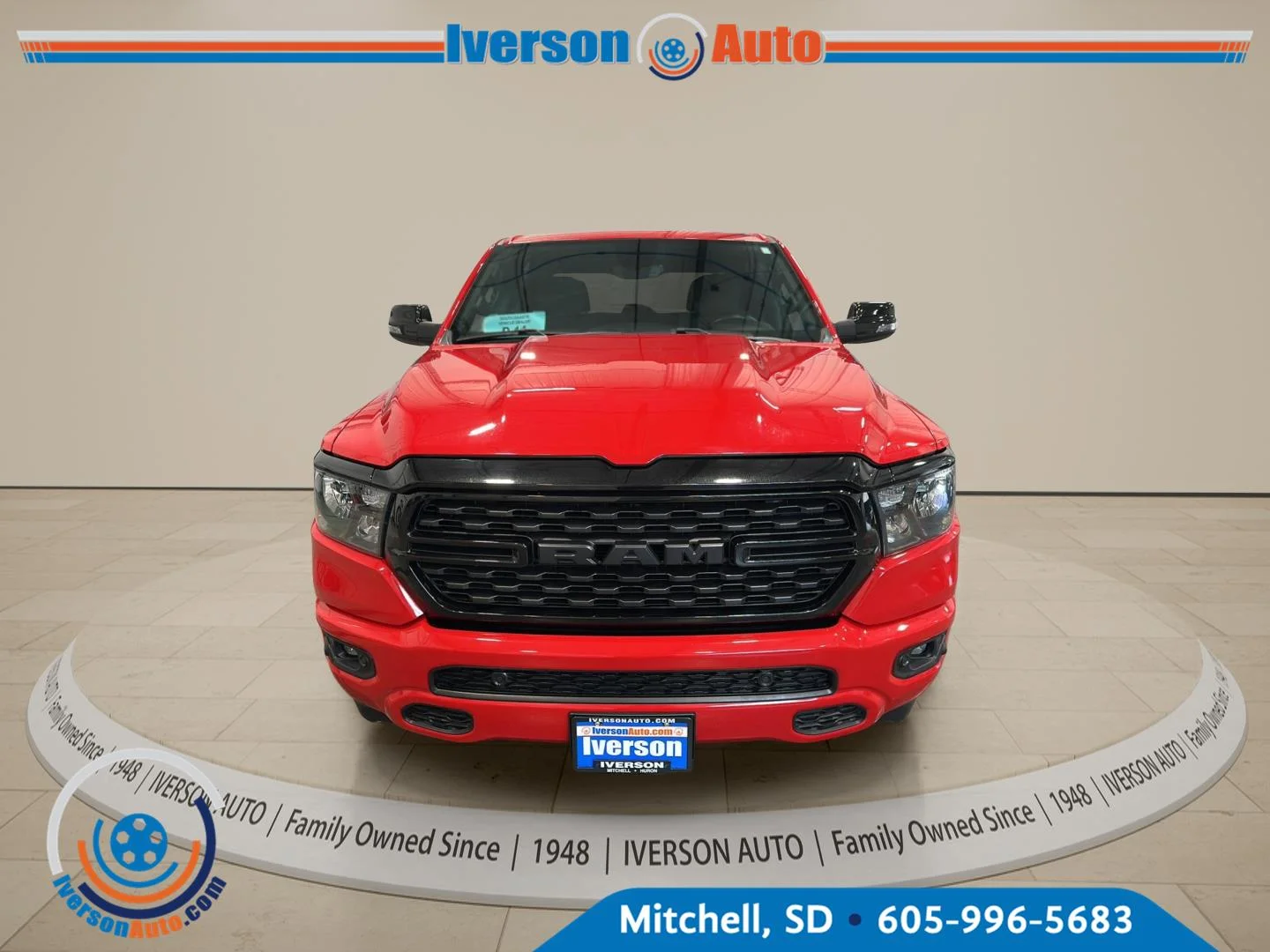 Used 2023 Flame Red Clearcoat Ram Big Horn image 2