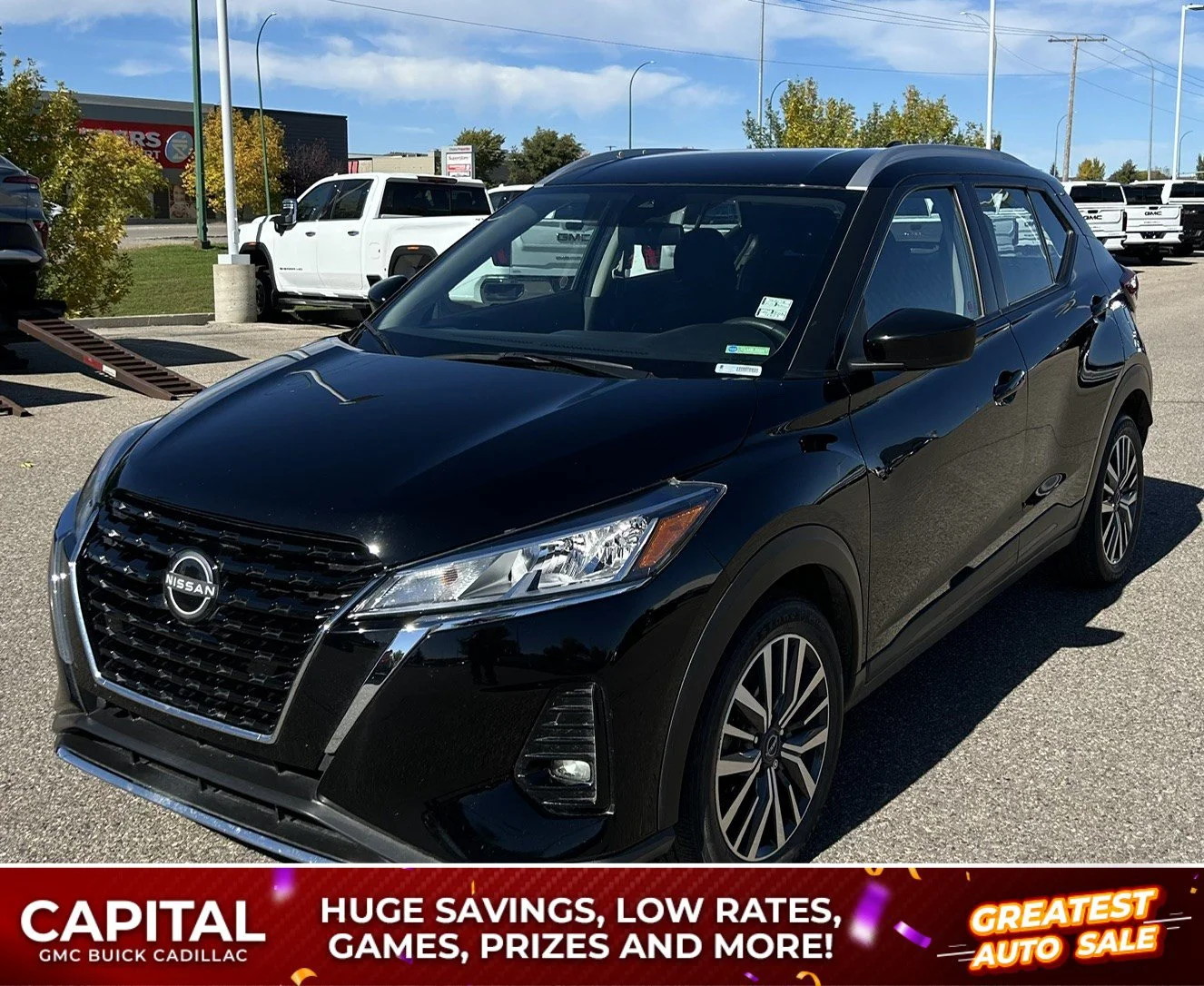 Used 2024 Black Nissan SV image 1