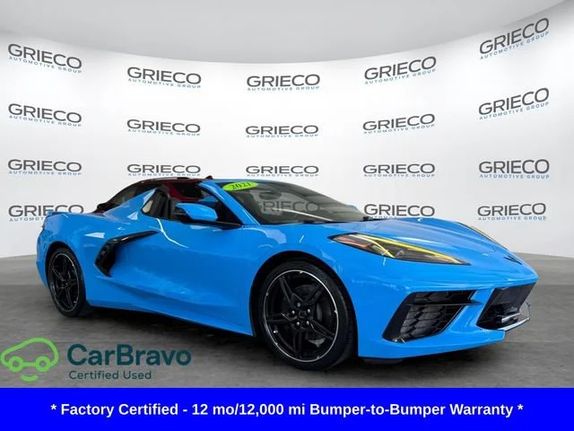 Certified Used 2021 RAPID BLUE Chevrolet 1LT image 1