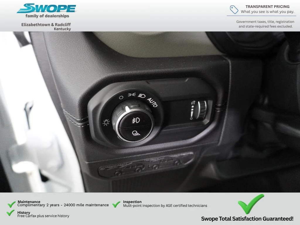 New 2026 Bright White Clear-Coat Exterior Paint Jeep Mojave image 14