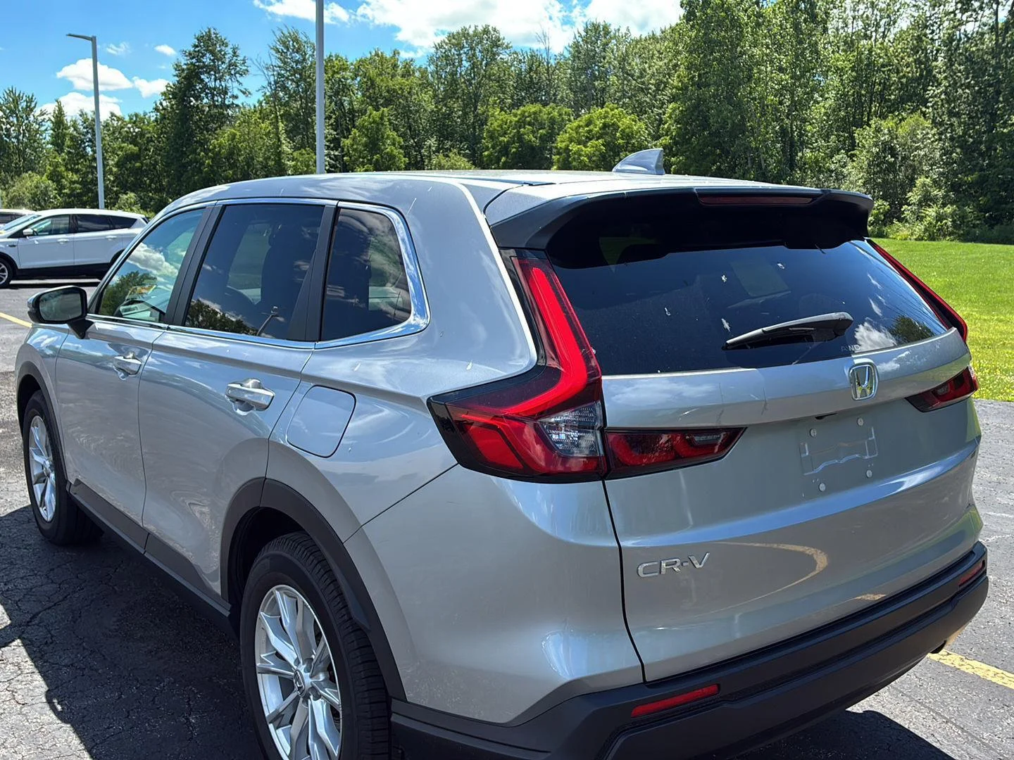 Used 2024 Lunar Silver Metallic Honda EX image 19