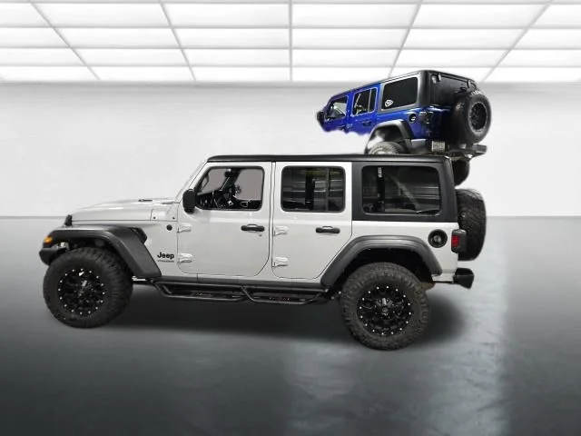 Used 2022 Silver Jeep Unlimited Sport S image 8