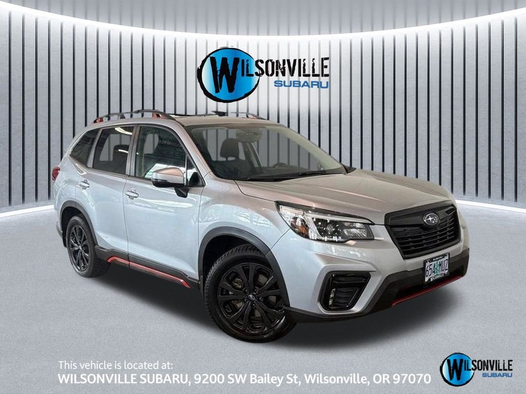 Used 2021 Silver Subaru Sport image 1