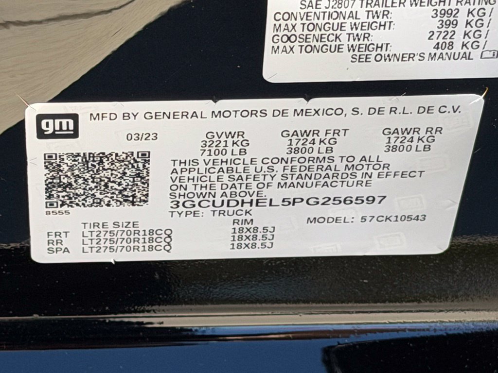 Certified Used 2023 Black Chevrolet ZR2 image 29
