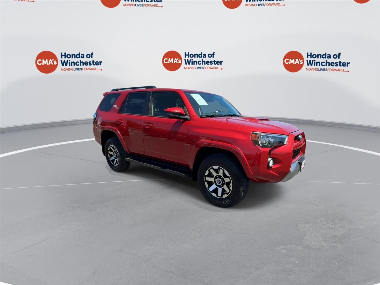 Used 2019 Barcelona Red Metallic Toyota TRD Off-Road image 2