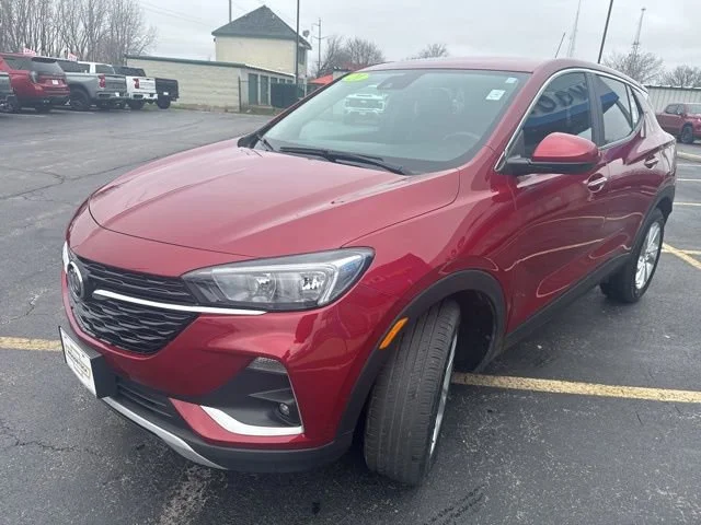 Used 2021 Chili Red Metallic Buick Preferred image 7
