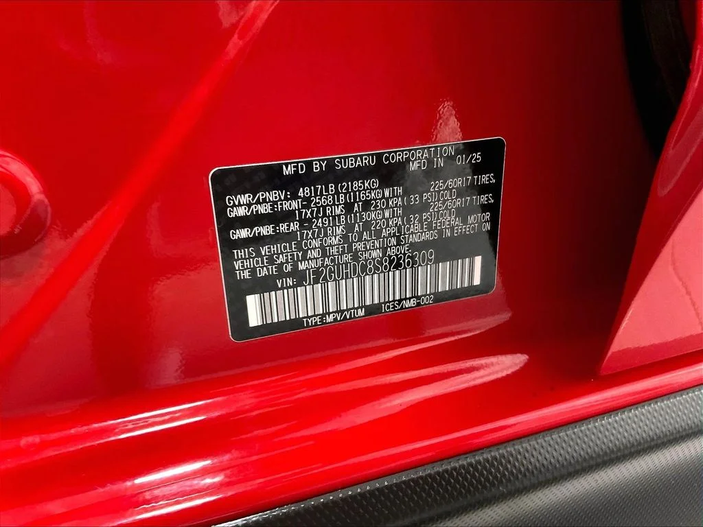 Used 2025 Pure Red Subaru Premium image 36
