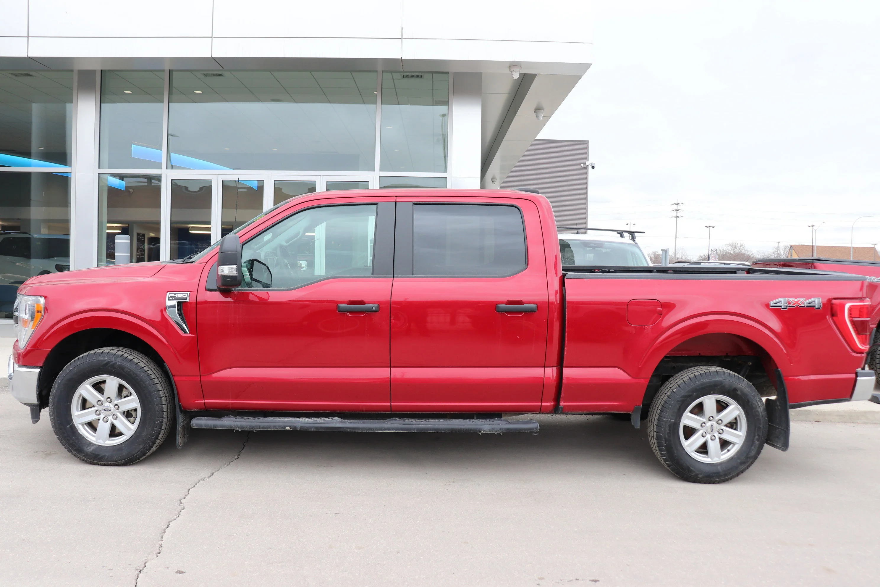Certified Used 2022 Red Ford XL 4WD SuperCrew 5.5