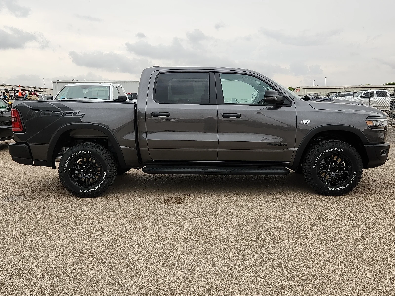 New 2026 Granite Crystal Metallic Clear-Coat  Paint Ram REBEL CREW CAB 4X4 5