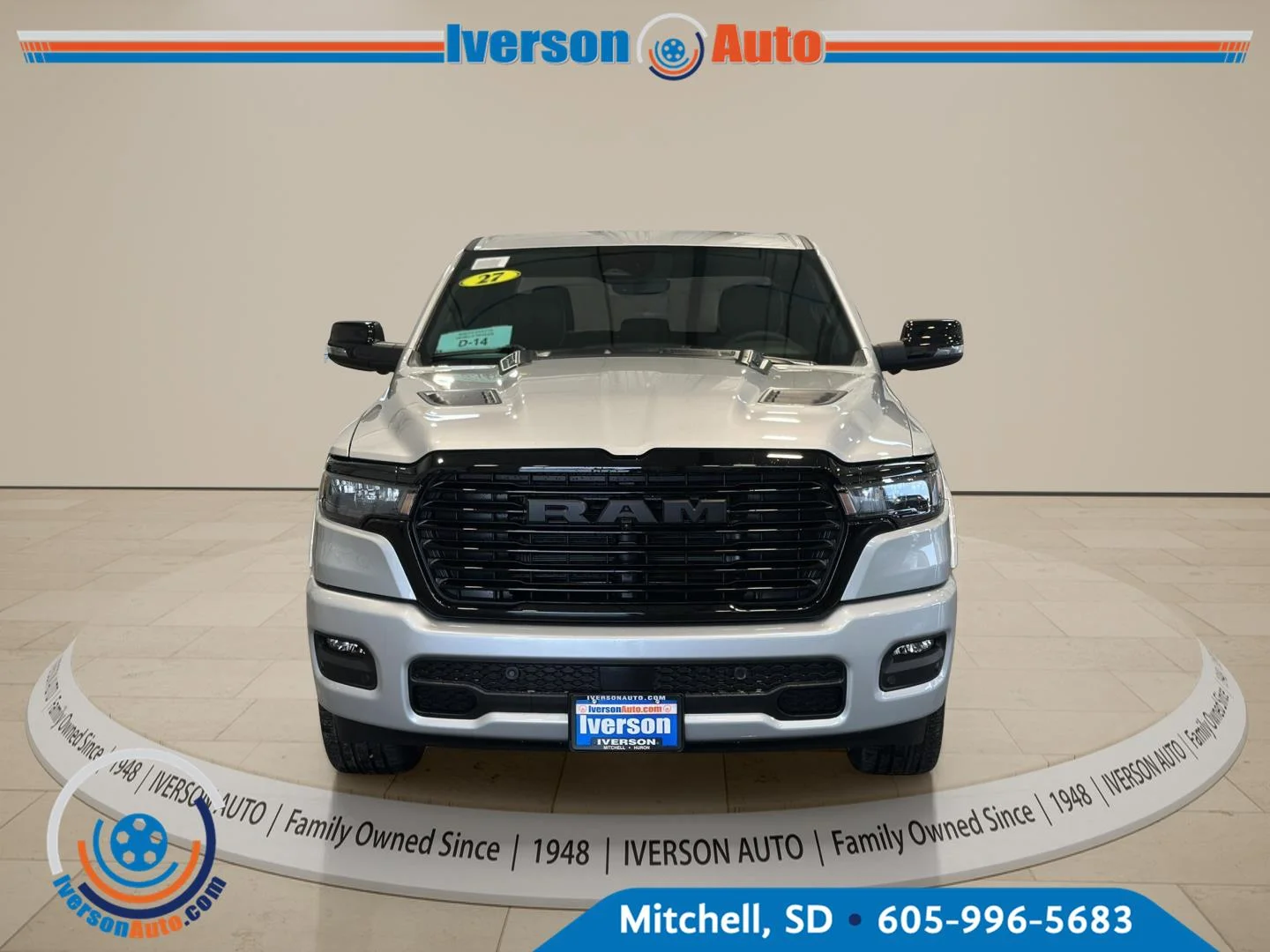 New 2027 Silver Zynith Exterior Paint RAM LARAMIE 4X4 CREW CAB 5