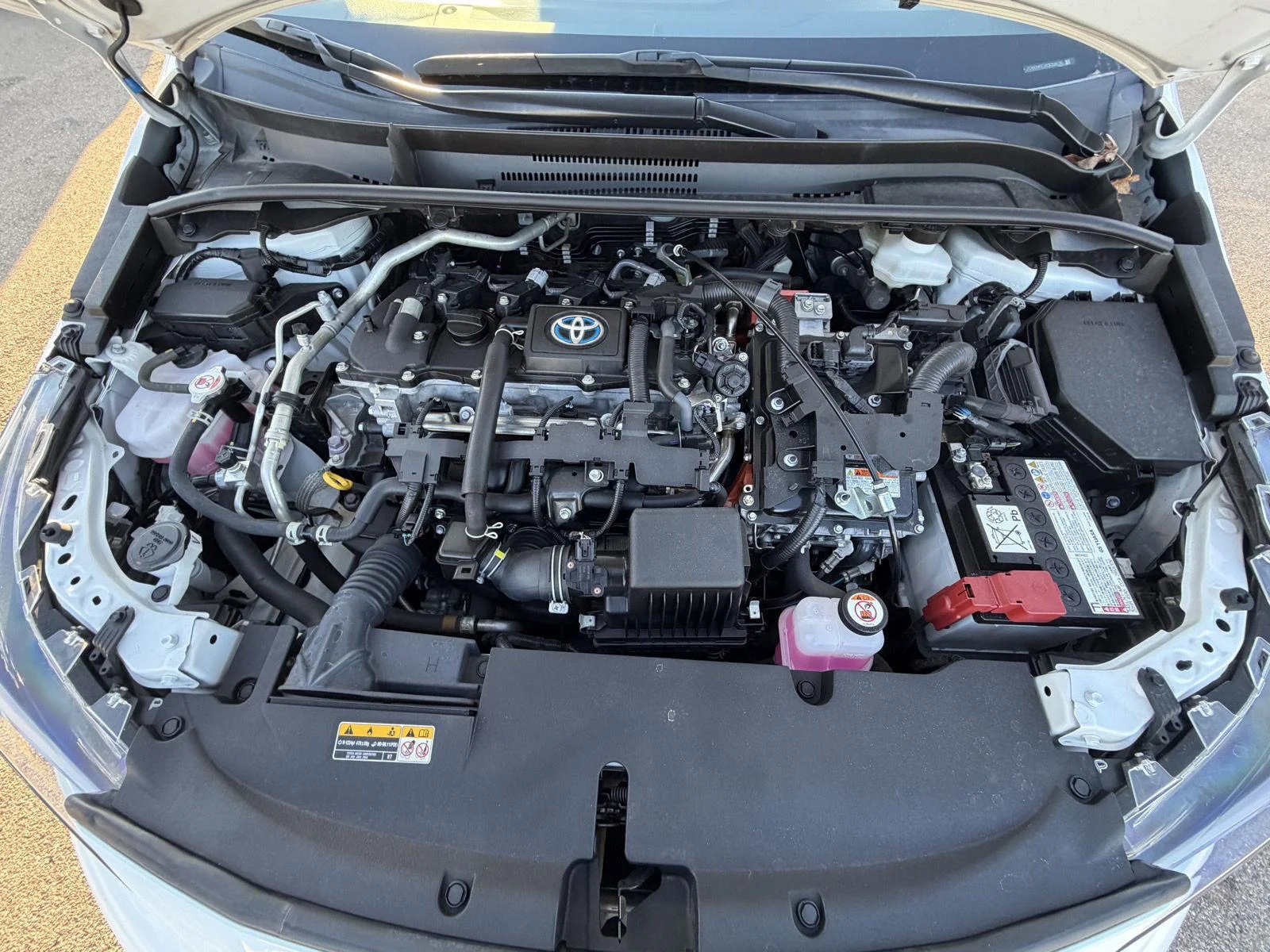 Used 2024 Wind Chill Pearl Toyota Hybrid LE image 24