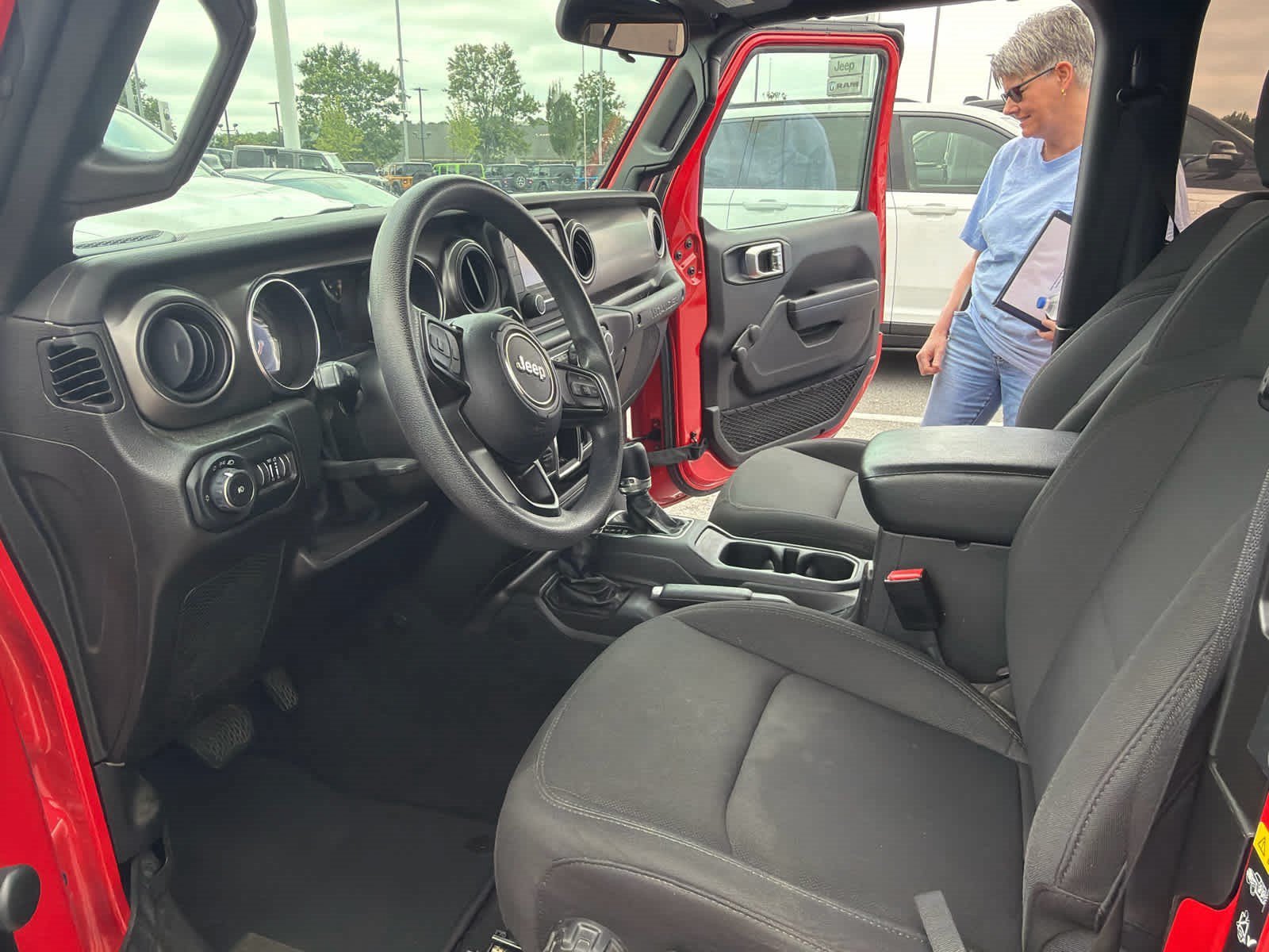 Used 2021 Firecracker Red Clearcoat Jeep Willys Sport image 6