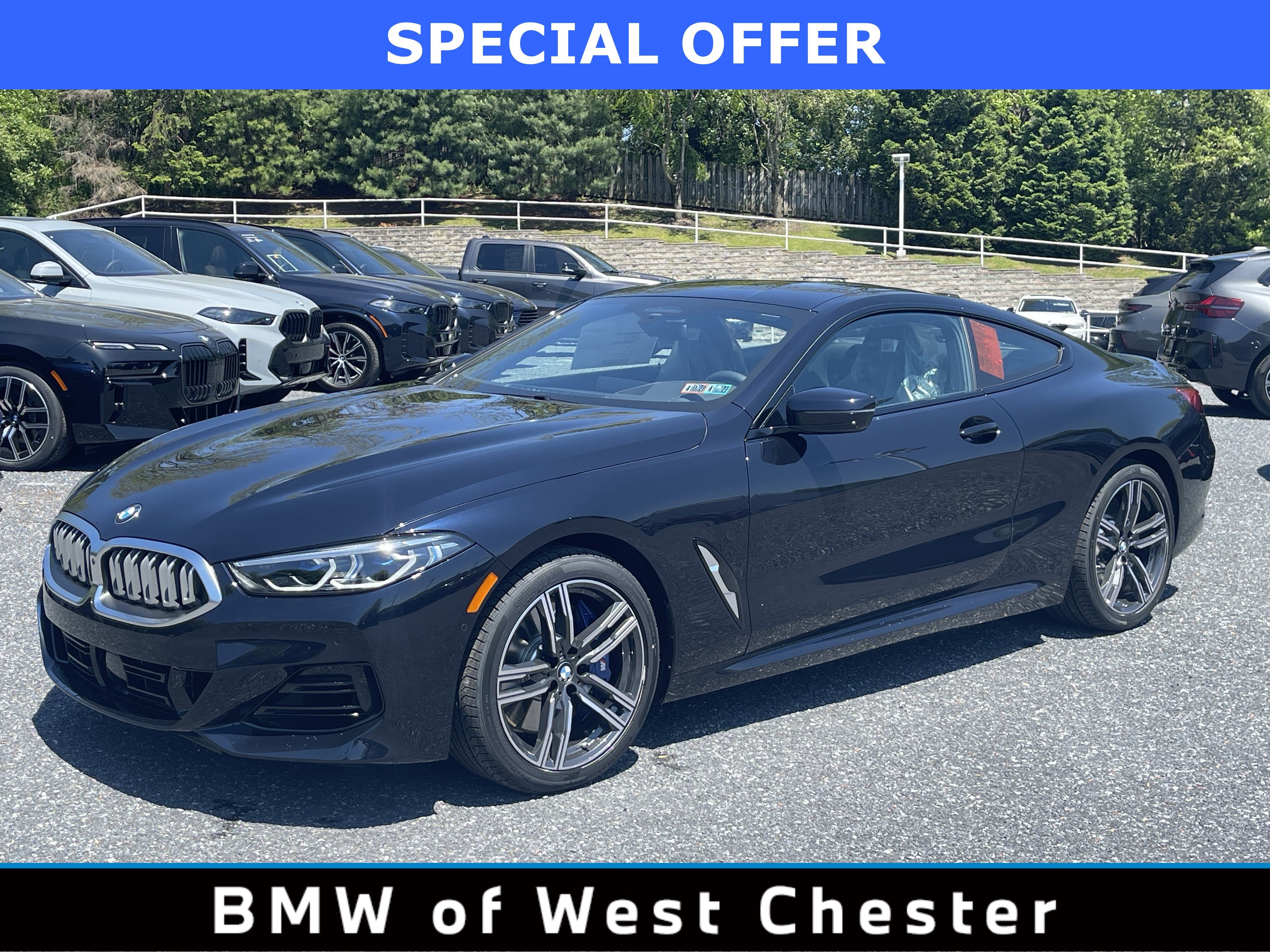 New 2026 Carbon Black Metallic BMW 840i image 1